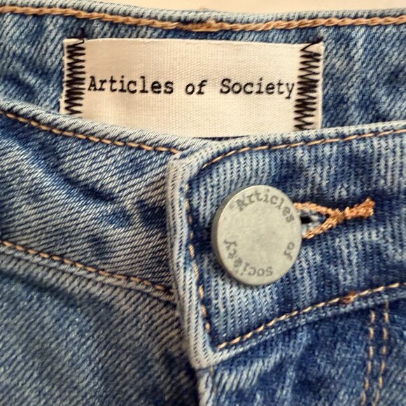 Articles of Society Distressed Light Wash Jeans - Picture 3 of 10
